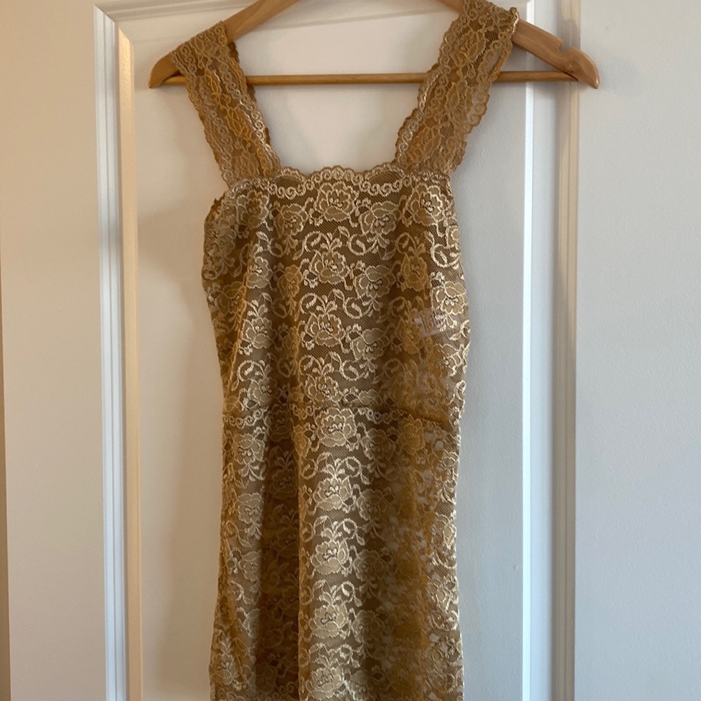 Ally Rose Gold Topper with matching Bandeau -size Medium